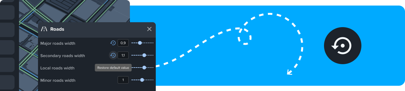 restore module parameter overview